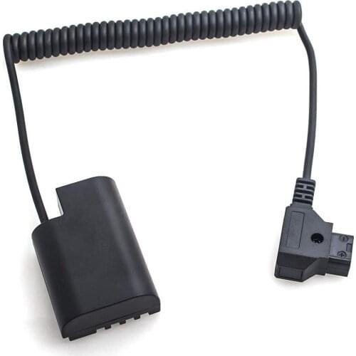 DMW-DCC12 Dummy Battery Extendable Power Adapter Cable with D-Tap Connector for Panasonic GH3 GH4 GH5 GH5s Camera