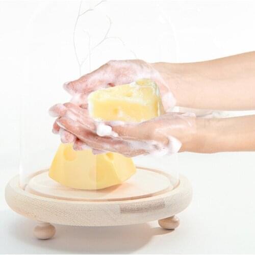Handmade Cheese Cheese Soap Skin Facial Facial Cleansing Soap Bleaching Acne Oil Controlling Mite Cleansing Soap TSLM1