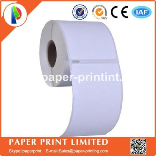 6 Rolls Dymo 30857 Compatible 2-1/4" x 4" LabelWriter Self-Adhesive White Visitor Name Tag Badge Labels