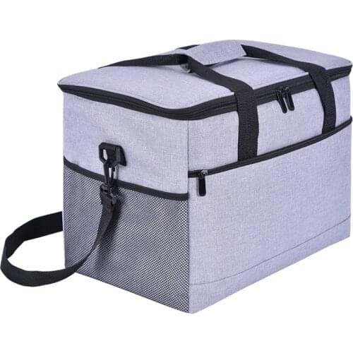Oxford Large Capacity Cooler Bag Thicken Waterproof Insulated Bag Portable Food Packing Container Thermal Bags Shoulder Ice Pack