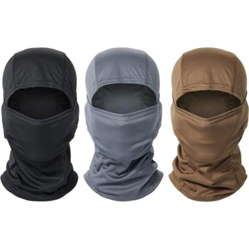 Tactical Face Mask Hunting Military Camo Bandana Hood Headwear Men Women Wind-Resistant Skiing Cycling Face Cover