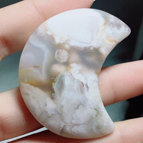 Cherry agate moon