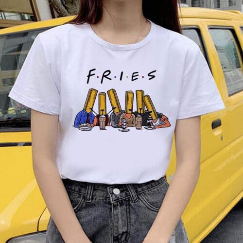 Woman tshirts Old Friends T-shirt women summer t-shirt ladies Harajuku short-sleeved t-shirt casual O-neck top shirt