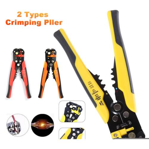 3 In 1 Self-Adjusting Cable Wire Stripper Cutter Crimper Crimping Stripping Multifunctional Automatic Electric Terminal Tool
