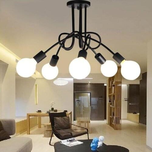 LED Ceiling Lights Simple American restaurant Nordic living room bedroom Lighting fixtures E27