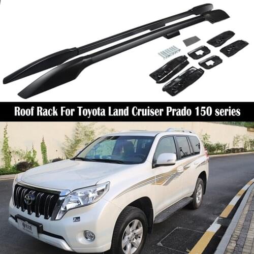 Roof Rack For Toyota Land Cruiser Prado 150 FJ150 LC150 2010-2021 Rails Bar Luggage Carrier Bars top Cross bar Rack Rail Boxes