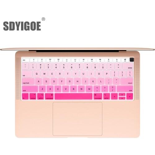 Women style Notebook Keyboard Cover For macbook air 13" A1932 Silicone Laptop cover Waterproof Keyboard Protective Film SDYIGOE