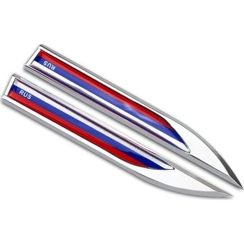 Car Decoration Strip Metal National Flag Sticker Car Styling For Opel zafira corsa g astra h g j insignia vectra meriva