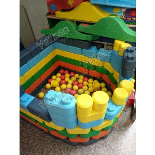 House hold kids EPP block ball pool with balls,baby plastic ball pool toysYLW-EPP0335