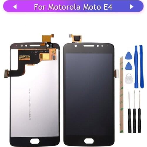 For Motorola Moto E4 with frame LCD Display Touch Screen Assembly Touch Panel Glass Sensor Digitizer replacement