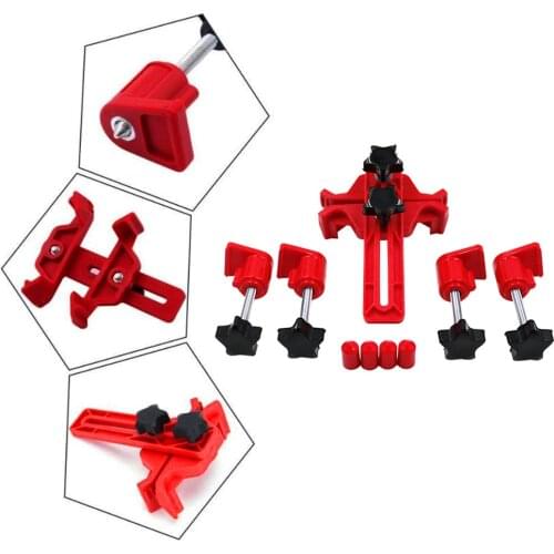 Dual Twin Cam Clamp Engine Timing Camshaft Locking Tool Sprocket Gear Kit Red Locking Tool Sprocket Gear Fixing Kit