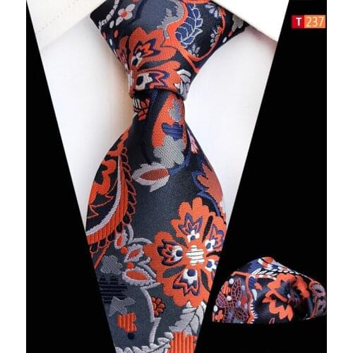 Necktie Pocket Towel Set Trendy Mens Business Banquet Wedding Host Suit Accessories Polyester Jacquard High Weft Density Fabric