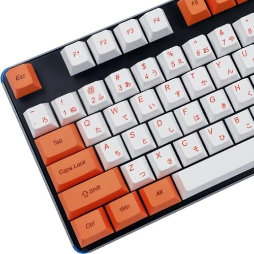 YMDK Cherry Profile The Weather Dye Sub Japanese Thick PBT Keycap For ANSI ISO 104 TKL 60% 96 84 MX Switches Keyboard