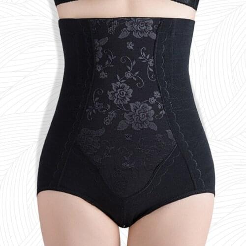 Postpartum Belly In Corset Shapewear High Waist Plus Size Tummy Control Panties Underwear Women Body Shaping Pants Shapers