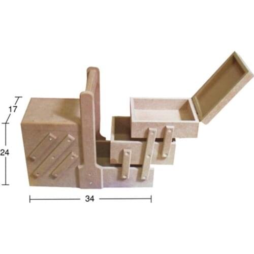 KU226 Tool Bag, Hobby Wood Painting Mdf Tool Bag