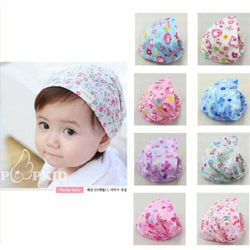 A hot sell fashion flower cotton infant head Accessories kid headband girl boy