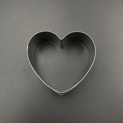 Love Heart Shaped Stainless Steel Biscuit Cookie Cutters DIY Stainless Steel Cake Mold Kitchen Bakeware Tool Baking Mold