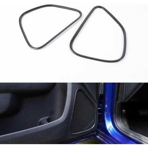 New ABS Car Styling For Dodge Charger 2011 Up Door Speaker Frame Trim Interior Auto Accessories