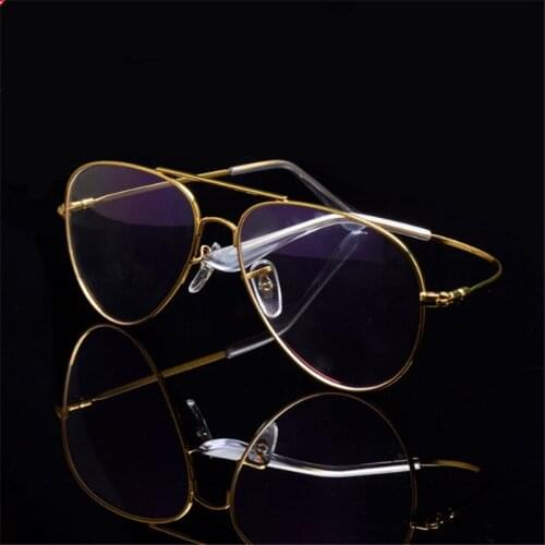 Memory glasses frame large metal box frame memory of men and women sunglasses toad glasses frame memory alloy 3026