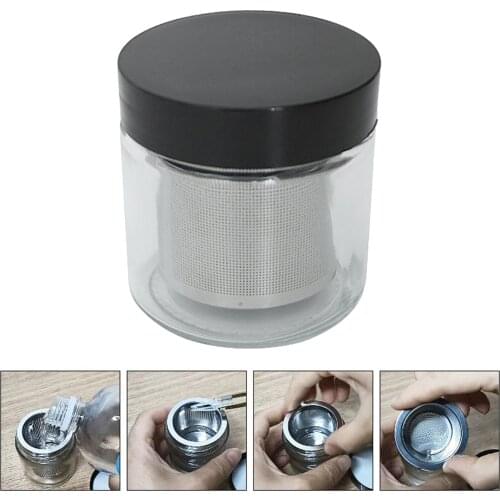Manual Diamond Washing Cup Gemstone Cleaning Jar Compact Accessories Jars