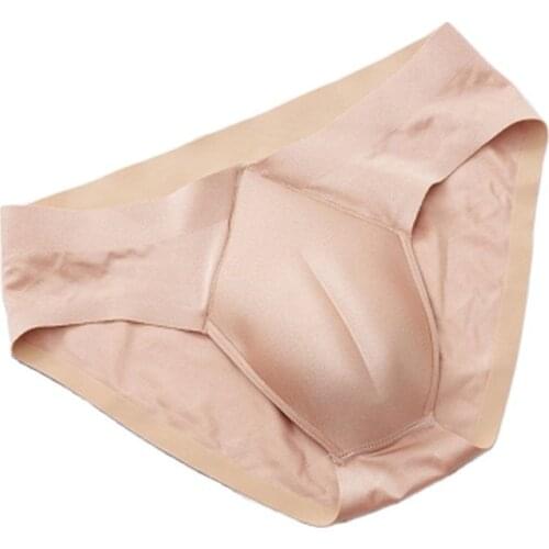 Pseudo Girl Curtilage Men Women Cross-Dressing Briefs Sexy Appeal Underwear False Private Parts Privacy Shelter Appeal Clothing