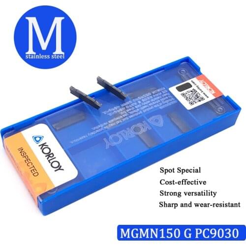 Grooving Carbide Inserts100% Original MGMN150 G PC9030 Turning Tool CNC Lathe Cutter Tool Parting And Grooving Tool Parting Off