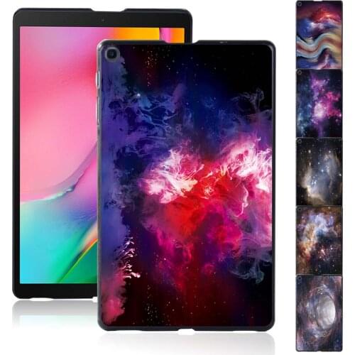 Space Pattern Ultra Slim Cover for Samsung Galaxy Tab A 8.0 (2019) T290 T295 Durable Tablet Shell Case + Free Stylus