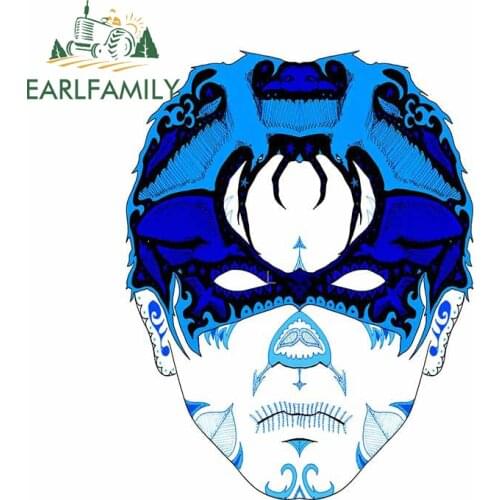 EARLFAMILY 13cm x 9.8cm for Grayson Sugar Skull Car Stickers Family Windows Decal Surfboard Motorcycle Anime SUV Vinyl Car Wrap