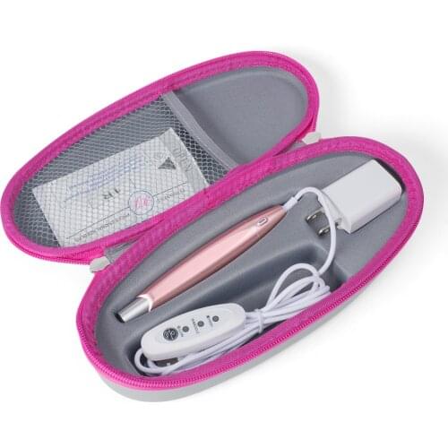 35000 Rpm Rotary Tattoo Pen Permanent Eyebrow Lip Eyeliner Semi Permanent Makeup Power Supply Machine (Rose gold)