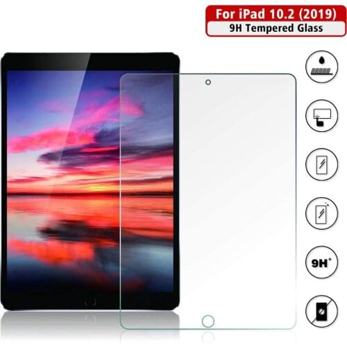 Tempered Glass Protective Film For 2020 2019 iPad 10.2 Screen Protector Apple iPad 7th/8th Generation Screen Film Protection
