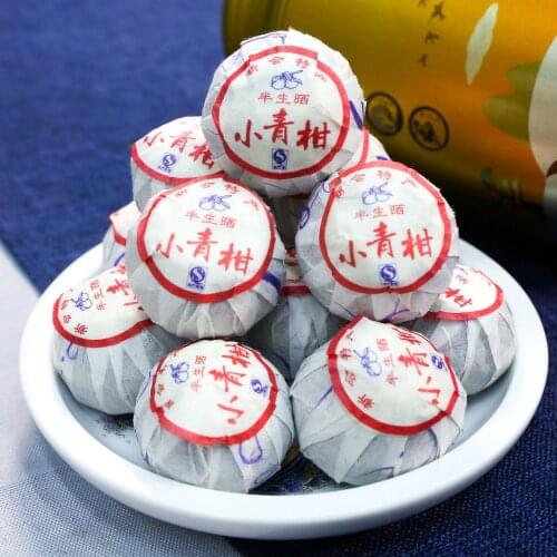 2016 XinHui "Premium small tangerine" Shu Puer Chinese Tea "Chen Pi" Tangerine Peel Ripe Puer Chinese Tea 100g