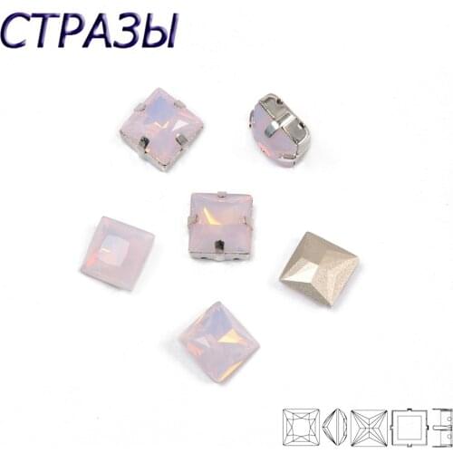 CTPA3bI 3 Sizes Rose Water Opal Color sewing crystal glass stone sew on rhinestones diamond jewels beads DIY Clothing Crafts