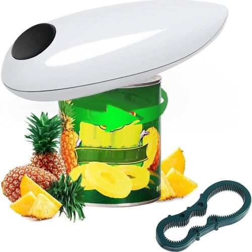 New Electric Bottle Opener One Touch Can Opener Smooth Edge Automatic Can Opener Home Restaurant Bottle Opener Kitchen Gadgets