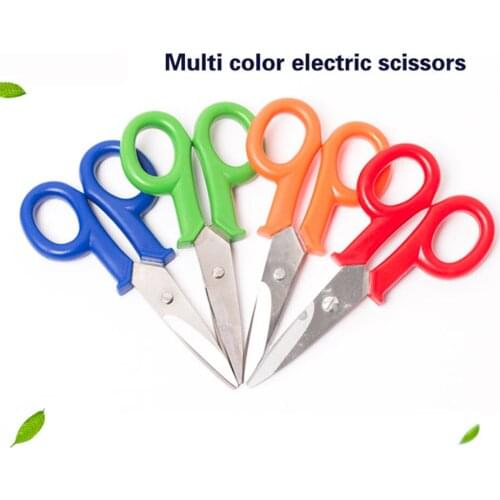 Mini electrical scissors Multifunctional rubber and plastic wire shears fishing scissors hardware tools hand tools colour