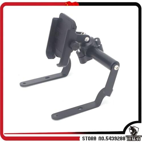 GPS Navigation Mount Bracket Plate For 390 2017 2018 2019 Phone Holder 22mm Handle Bar Bracket Moto Accessories