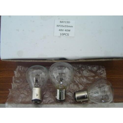 BAY15D 48V 40W Bulb 56544-13130- 71 For Headlight Head Lamp Working Light Japanese Toyotaa TCM Nichiyu Komatsu Electric Forklift