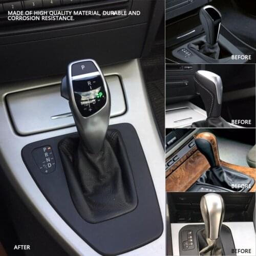 LHD Automatic LED Shift Knob Gear Shifter Lever for E46 E60 E61 E63 E64 Automatic Shift Knob Car Accessories