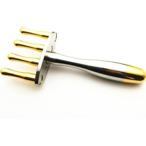 Magnetic Therapy Acid Discharge Pen Meridian Point Lymphatic Acid Drainage Magnetotherapy Pen Fork Massage for Muscle Body