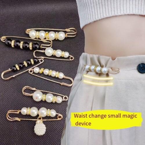 Brooch Set Big Beads Fashion Clothing Brooches for Women Pearl Lapel Pin Sweater Dress Brooch Pins Badge Buckle Accessories