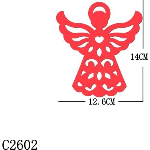 New angel Wooden Die Scrapbooking C2602 Cutting Dies Multiple Sizes