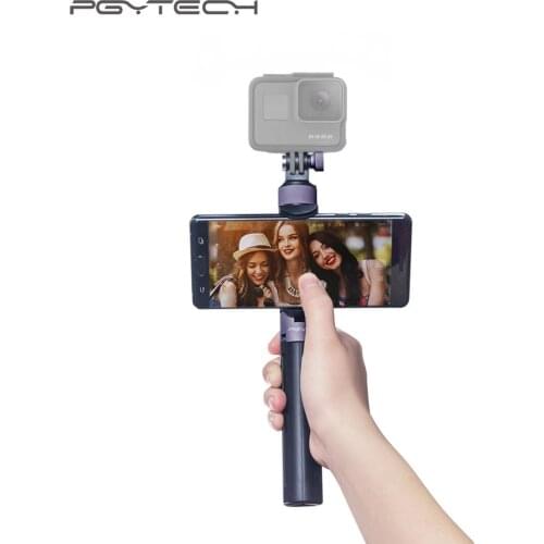 PGYTECH OSMO ACTION Handheld Motion Camera Holder Two-in-One Sports Camera Stand Tripod for DJI Osmo Action / Pocket / Gopro