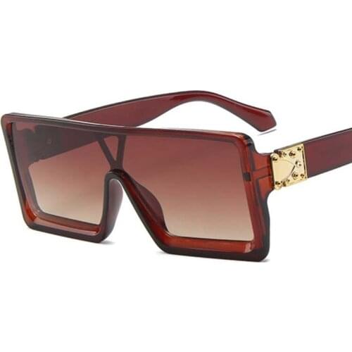 Square Sunglasses Women Male Trendy Vintage Brand Design Gradient Lens Sun Glasses For Female Eyewear UV400