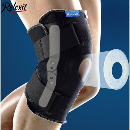 Knee Support Joint Adjustable Breathable Knee Brace Stabilizer Knee pads with Trap Bone Protector Gym Fitness Sport Equipmant
