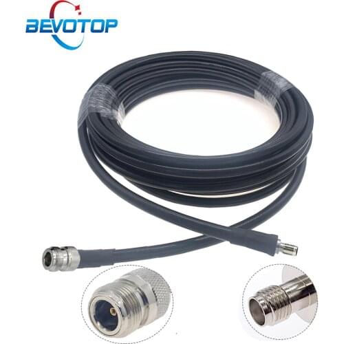 LMR400 Cable N Female to SMA Female 50 ohm RF Coax Extension Jumper Pigtail for 4G LTE Cellular Amplifier Phone Signal Booster