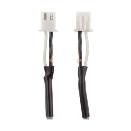 10PCS Quality built-in machine signal line Single core shielded wire 2.54MM Double Head 2PIN Plug Audio Cable Length 35/50CM