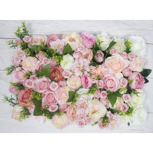 10pcs/lot mix color with leaf Artificial rose wedding flower wall backdrop arch table centerpiece decorations