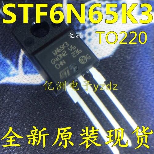 100% New&original 6N65K3 STF6N65K3 TO220 6A/650V In stock