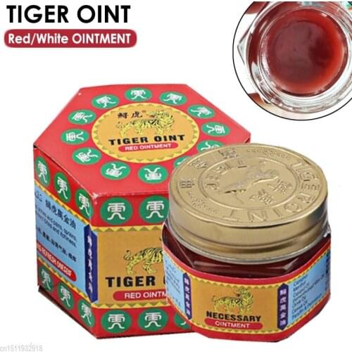 100% Original Red Tiger Balm Ointment Chiense Painkiller Lion Balm Muscle Pain Relief Ointment Soothe itch