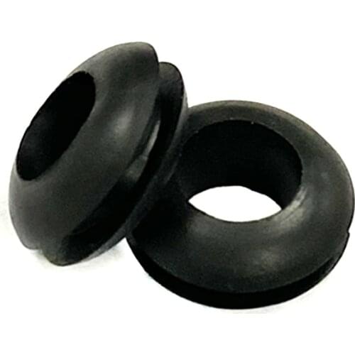 1000pcs Double side rubber seal ring wire cable protector rings grommet gasket 3mm~10mm diameter NEW wholesale