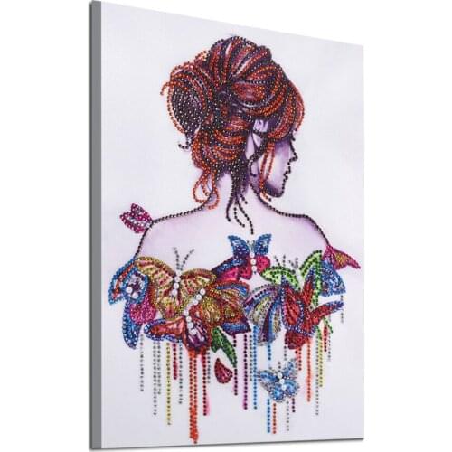 Special-shaped Diamond New 5d Beauty Back Diamond Painting Children Develop Intelligence DIY Handmade Decorative Painting